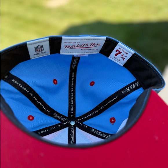 Mitchell & Ness Blue Houston Oilers NFL 7 3/4 - Picture 5 of 5